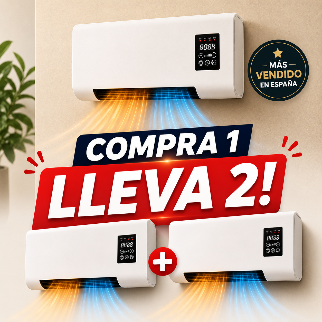 AirCool Pro - Climatizador Portátil 2 en 1 (Frío/Calor)
