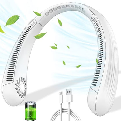 Ventilador de Cuello 360° | La Forma Más Cómoda de Combatir el Calor